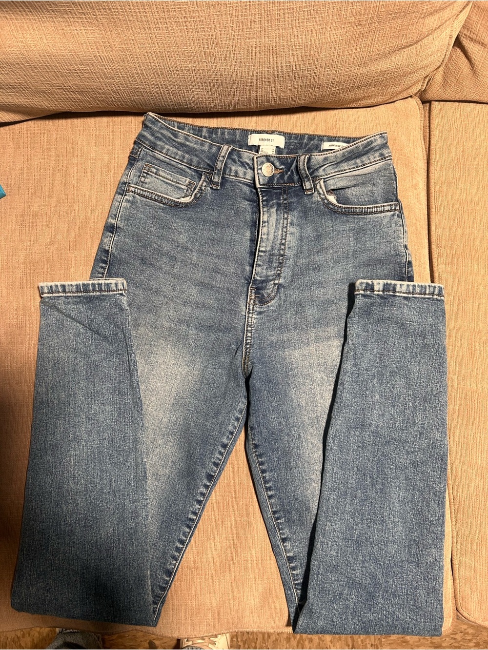 Forever 21 Light Blue Skinny Jeans